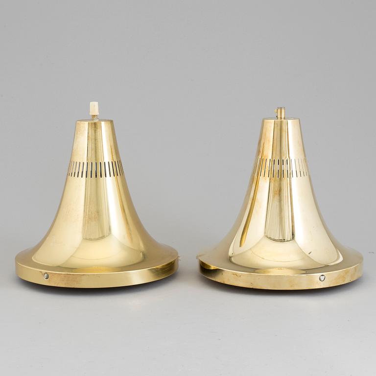 HANS-AGNE JAKOBSSON, a matched pair of ceiling lights.