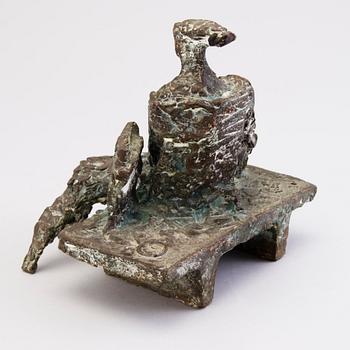 KARI JUVA, a bronze sculpture, signed and dated -88.