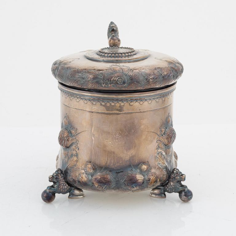 A Baroque style silver tankard, Tesi, Gothenburg, 1960.