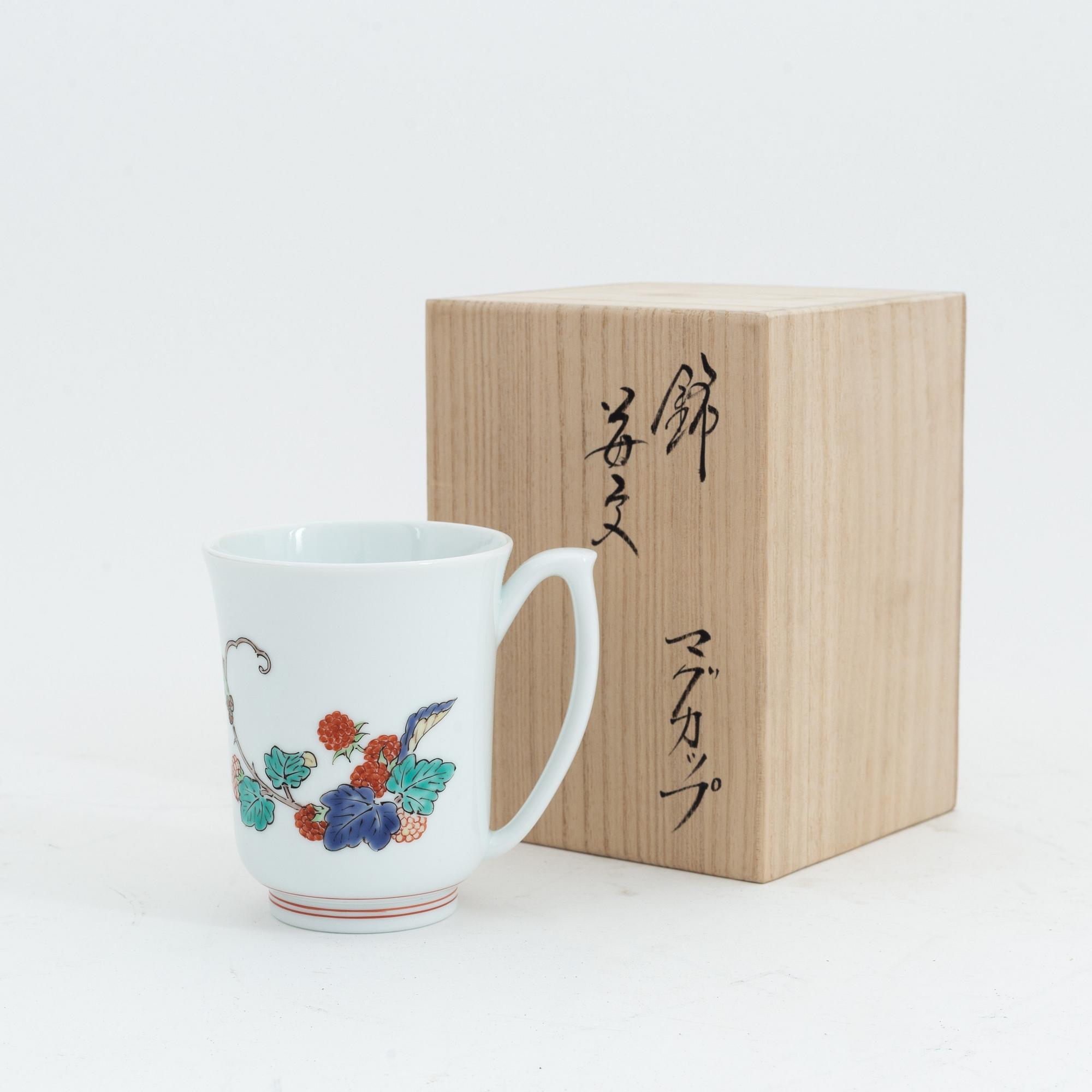 Sakaida Kakiemon XV, a Japanese porcelain cup.