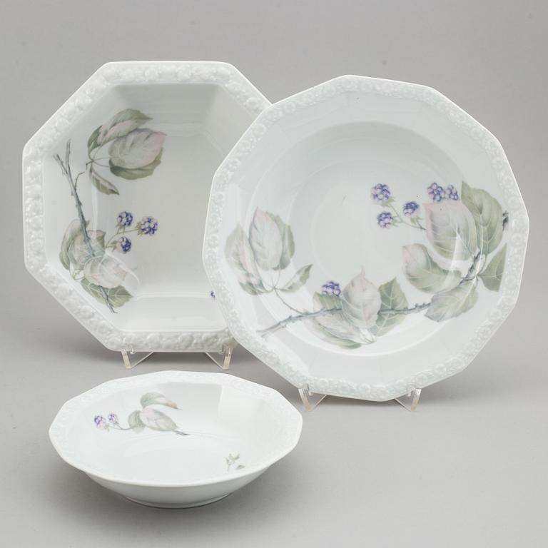 MATSERVIS, 93 delar, Rosenthal Maria Björnbär, 1900-tal.