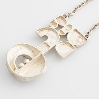 Jorma Laine, collier, silver, Finland.
