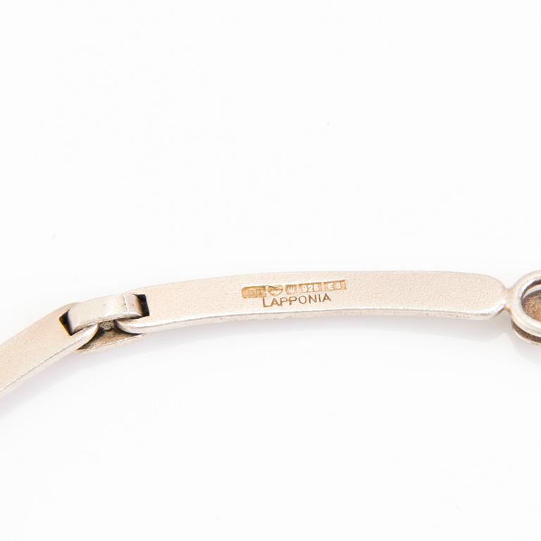 LAPPONIA, KAULAKORU ja RANNEKORU, sterling hopeaa, 1982-1998.