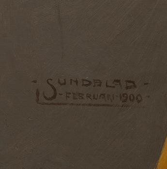 Arvid Werner Sundblad, Standing athlete.