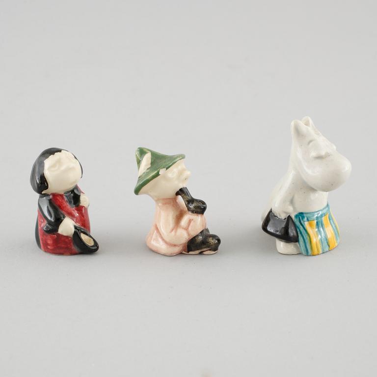 Three 1960s ceramic figurines by Signe Hammarsten-Jansson for Arabia.