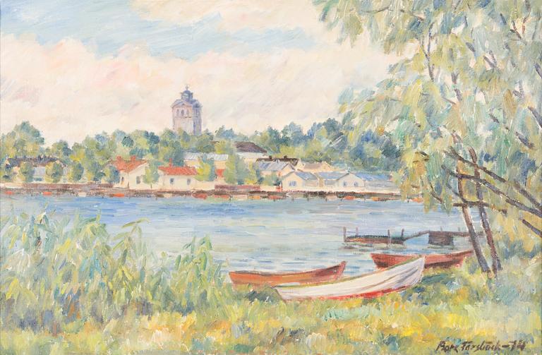 BORE FORSBÄCK, oil on canvas, signed and dated -74.
