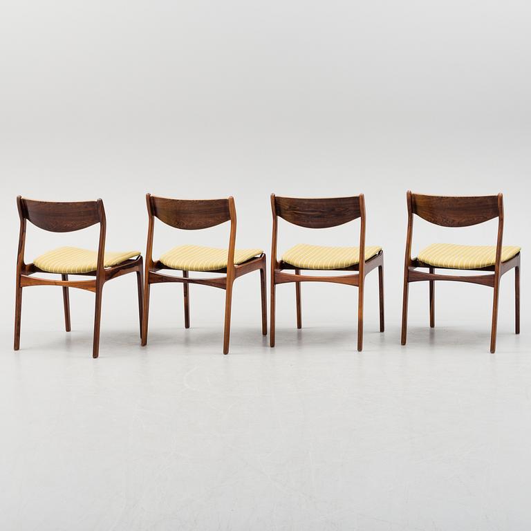 A five piece dining set, 1950's/60's.