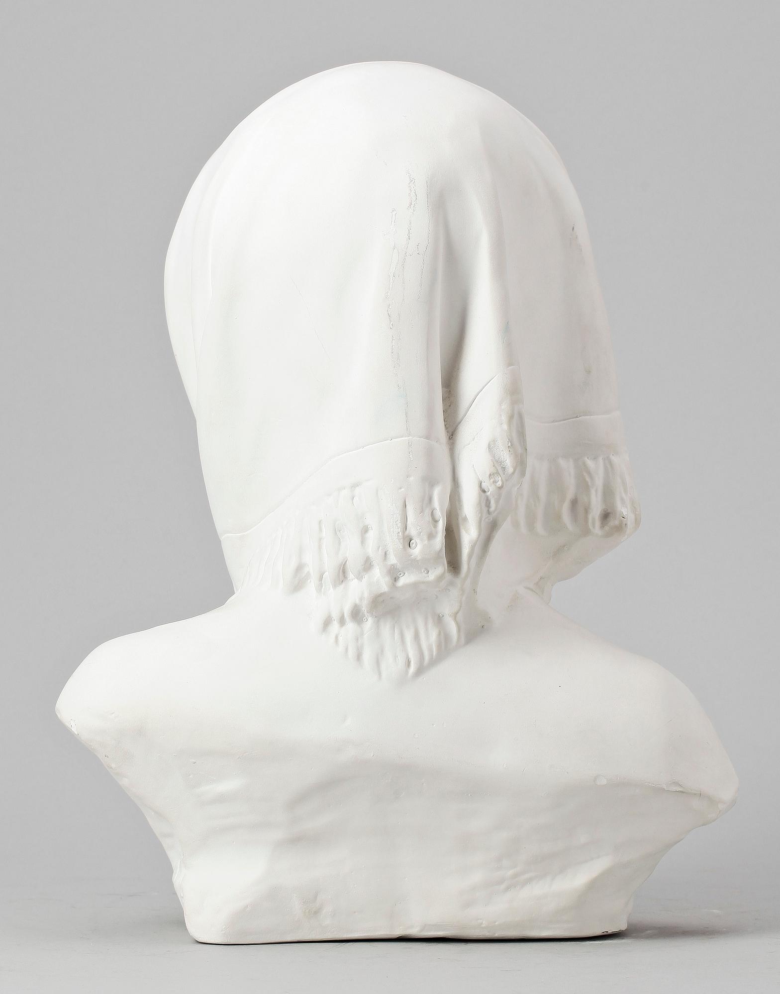 OKÄND KONSTNÄR, skulpturbyst, gips, ej sign, 1800/1900-tal.