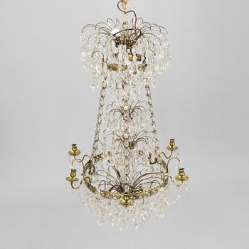 An early 20th century chandelier.