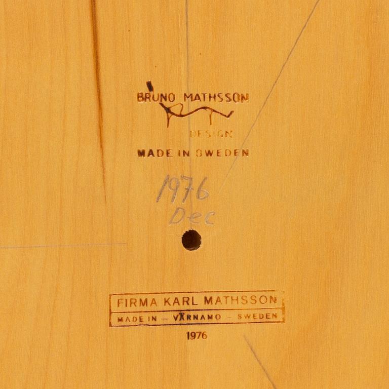 A BRUNO MATHSSON "Annika" lounge table for Firman Karl Mathsson. 1976.