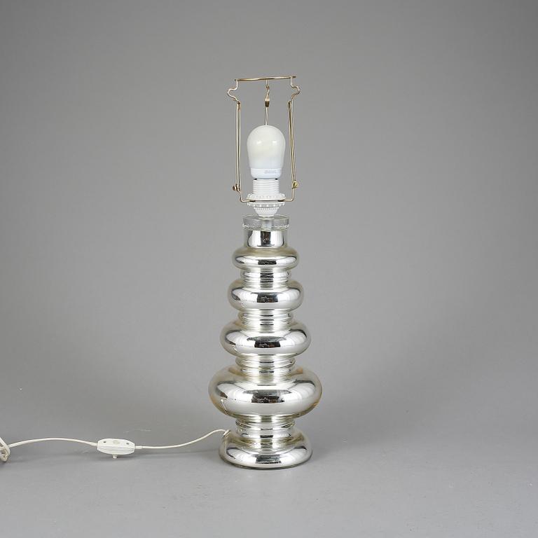 BORDSLAMPA, möjligen Monica Backström, Boda glasbruk, 1960-tal.