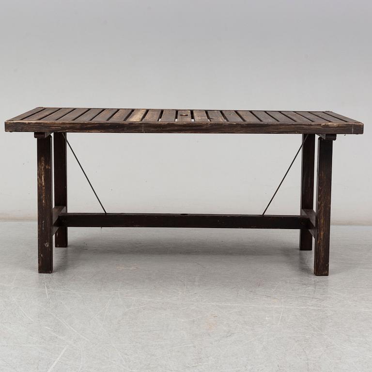 ELSA STACKELBERG, a garden table from the second half of the 20th century.