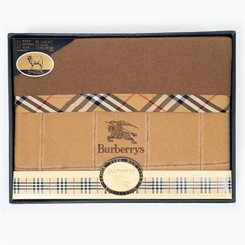 Burberry, blanket/bedspread.