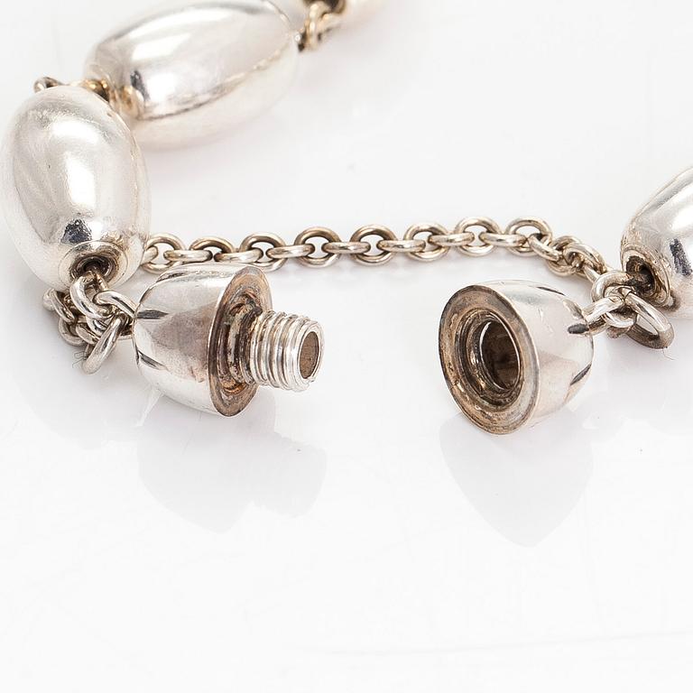 Bracelet, "The Treasure from Halikko", silver, Kalevala Koru, Helsinki 2003.