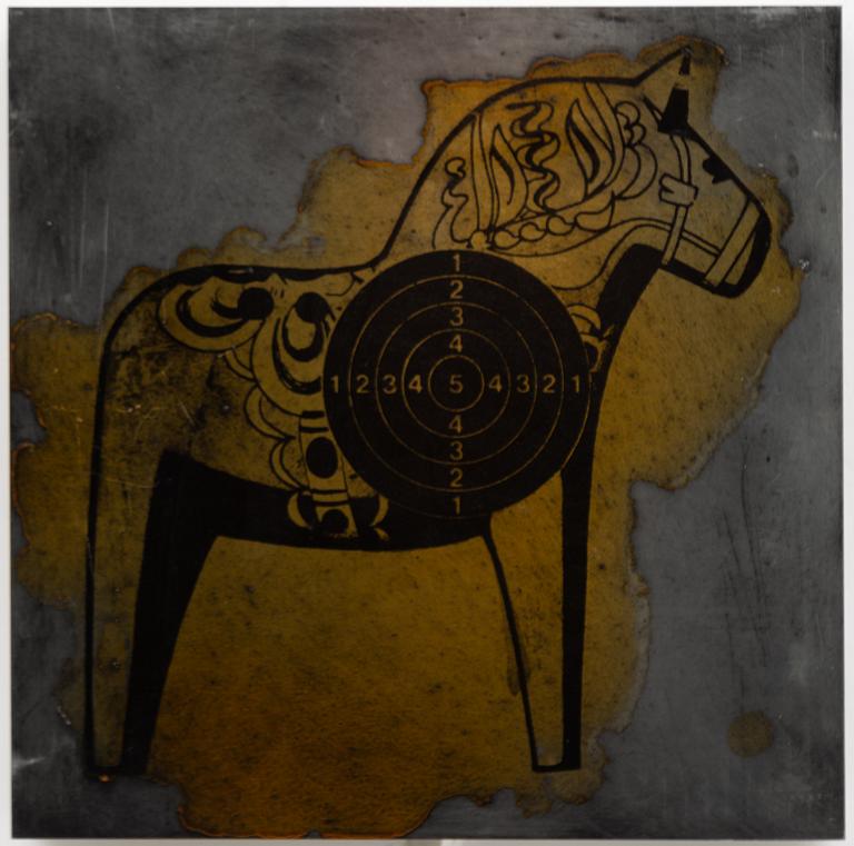 Peter Johansson, "The final solution to the problem of sculpture", polyptyk, 16 delar.