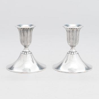 A pair of silver candlesticks, Kultakeskus, Hämeenlinna 1936.