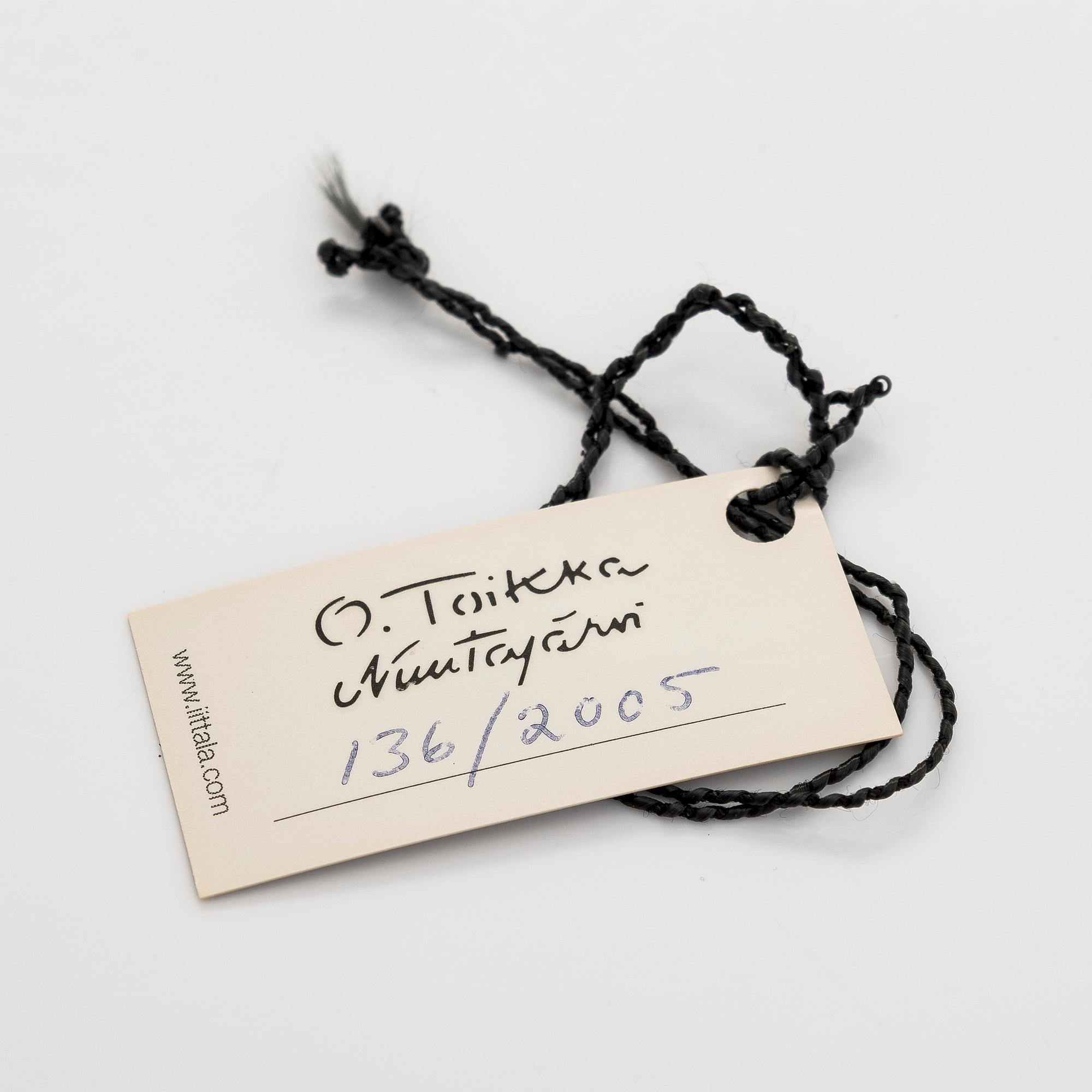 Oiva Toikka, A glass bird, 'Swan', signed O. Toikka Nuutajärvi, 136 2005.