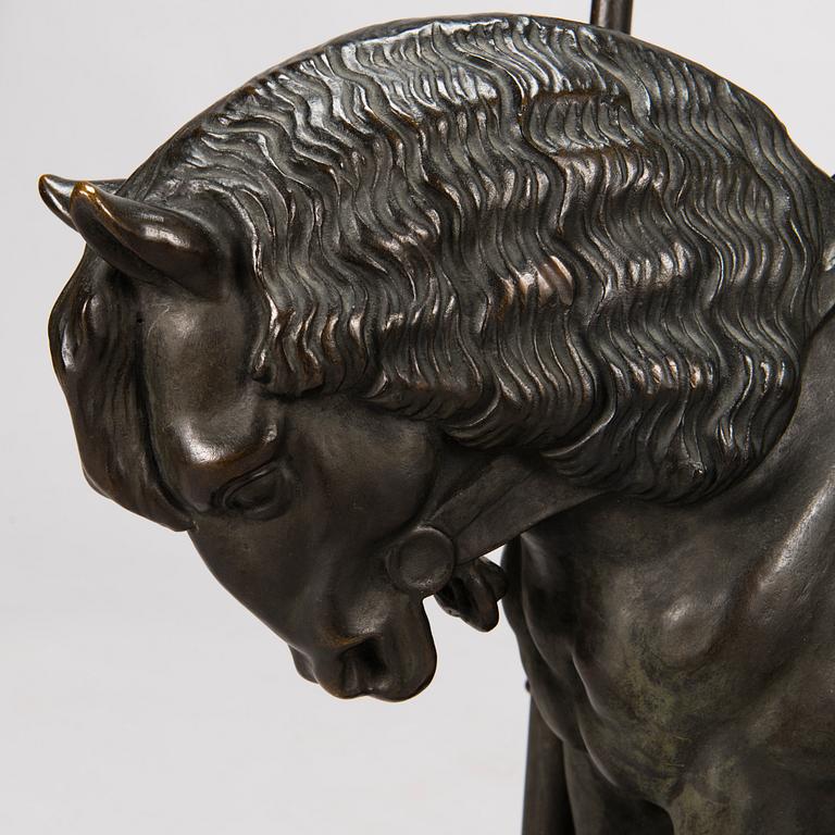 ANTON GRATH, A bronze sculpture, signed, 1930s.