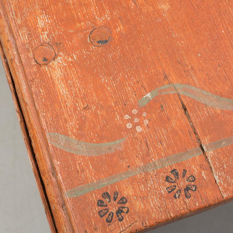 SLAGBORD samt STOLAR, 5 st, 1800-talets andra hälft.