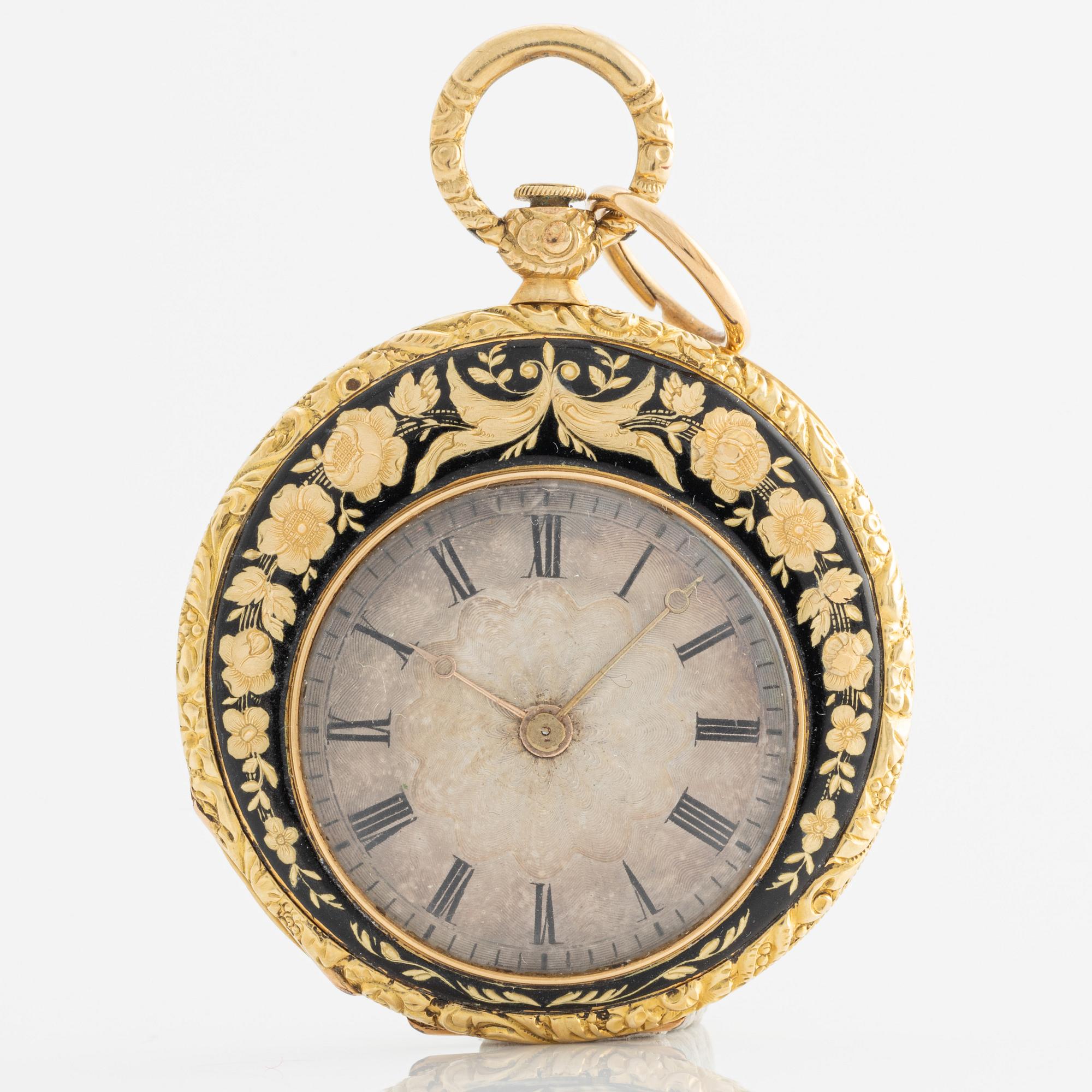 Ladies pocket watch, 38 mm.