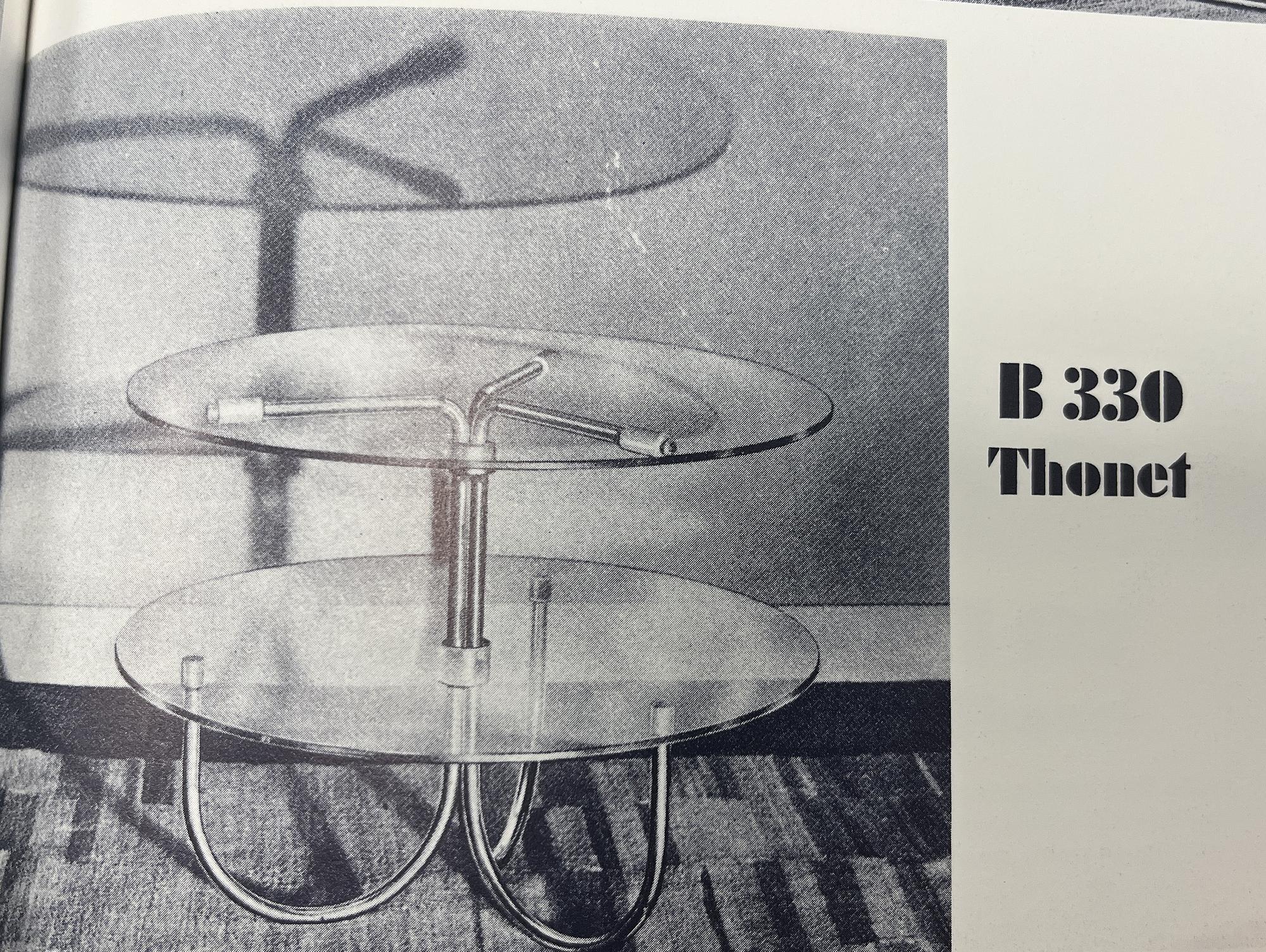 Coffee table, model B330, Thonet.