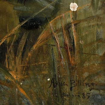 ANNA BILLING, olja på duk, sign och dat Dalarö -85.