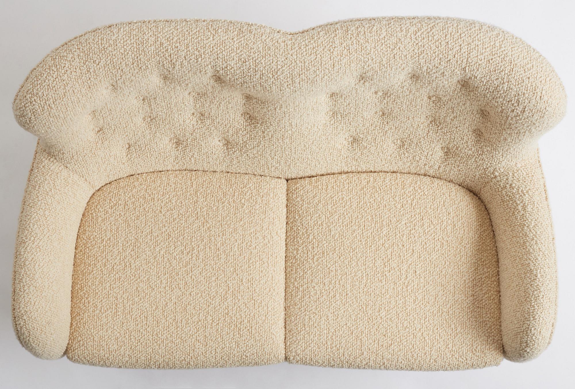 Frits Schlegel, "Love seat" soffa, Fritz Hansen, Danmark 1940-50-tal.