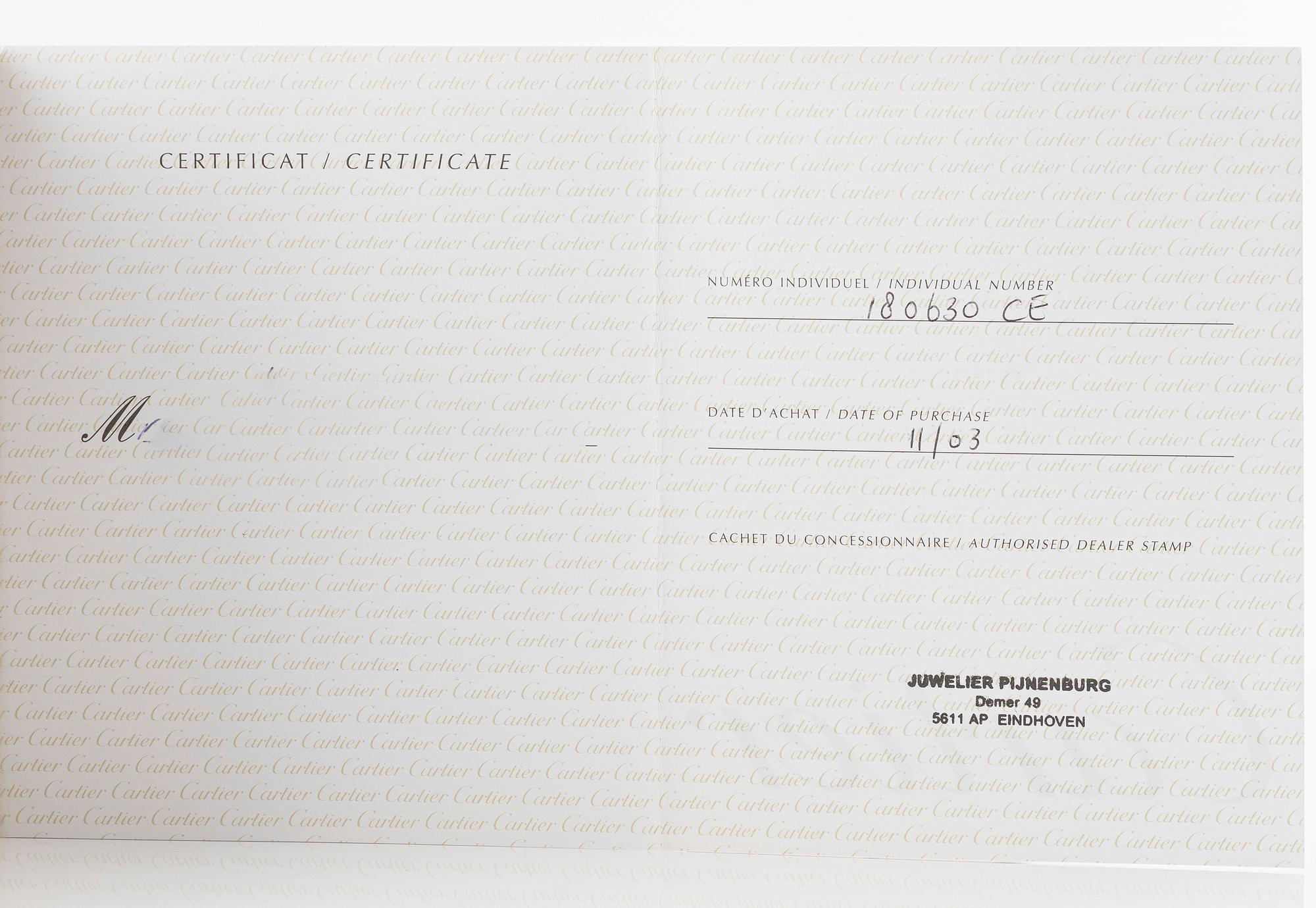 Cartier, Tank, Francaise, armbandsur, 30 x 25 mm.