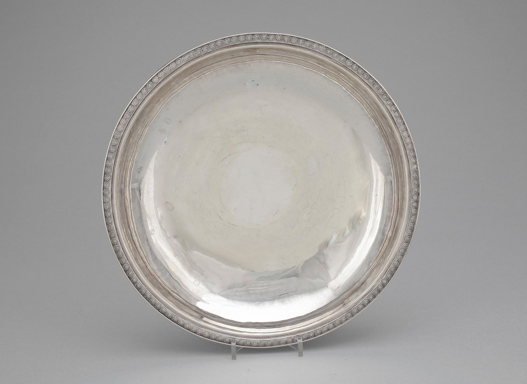 SKÅLFAT, silver, L. Carlman, Stockholm, 1951, totalvikt 861 gram.