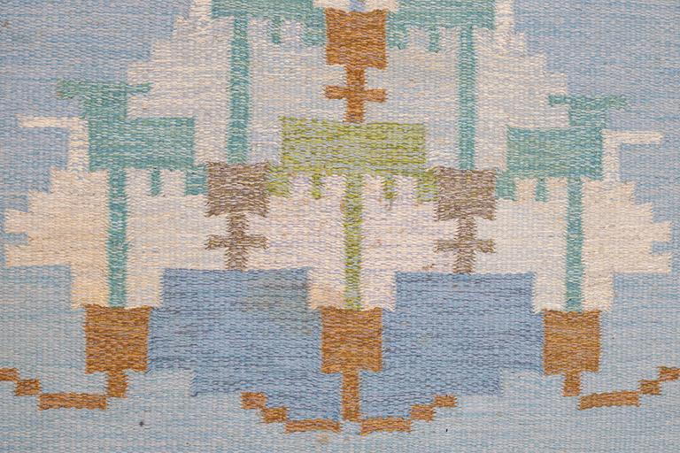 Ingegerd Silow, flatweave carpet, mid-20th century, circa 202 x 138 cm.
