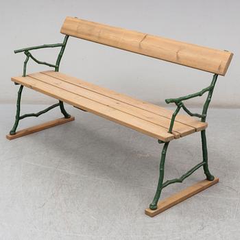 TRÄDGÅRDSSOFFA, omkring år 1900.