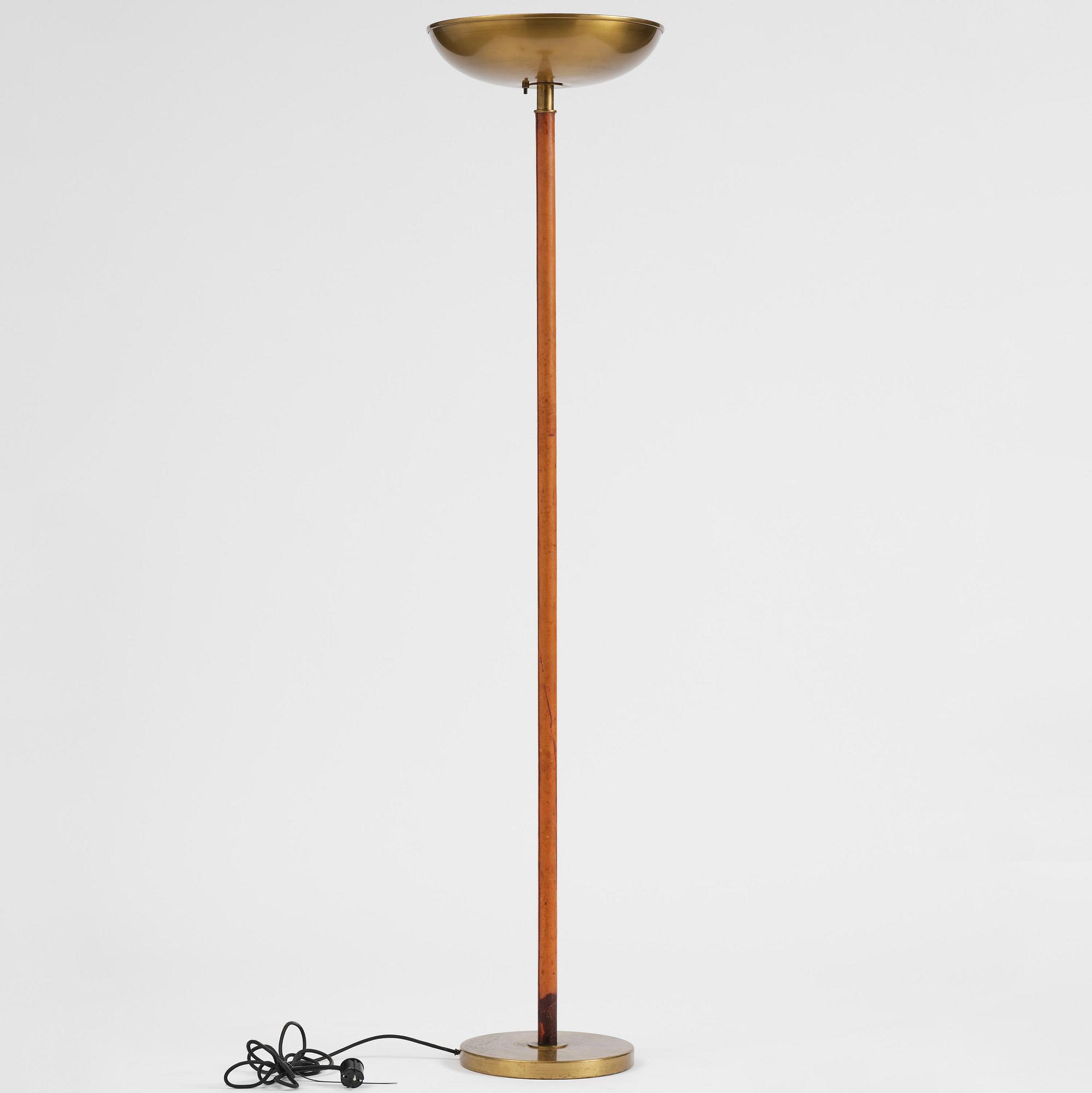 Bertil Brisborg, a rare floor lamp model 32608, Nordiska Kompaniet, Sweden, 1940s-50s.