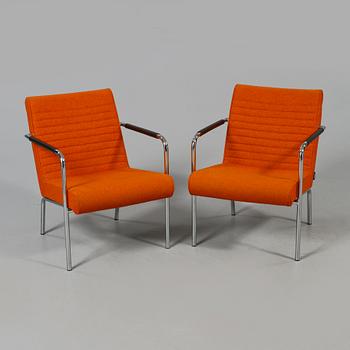 FÅTÖLJER, ett par, "Queen", Olle Anderson, Offecct, 2000-tal.