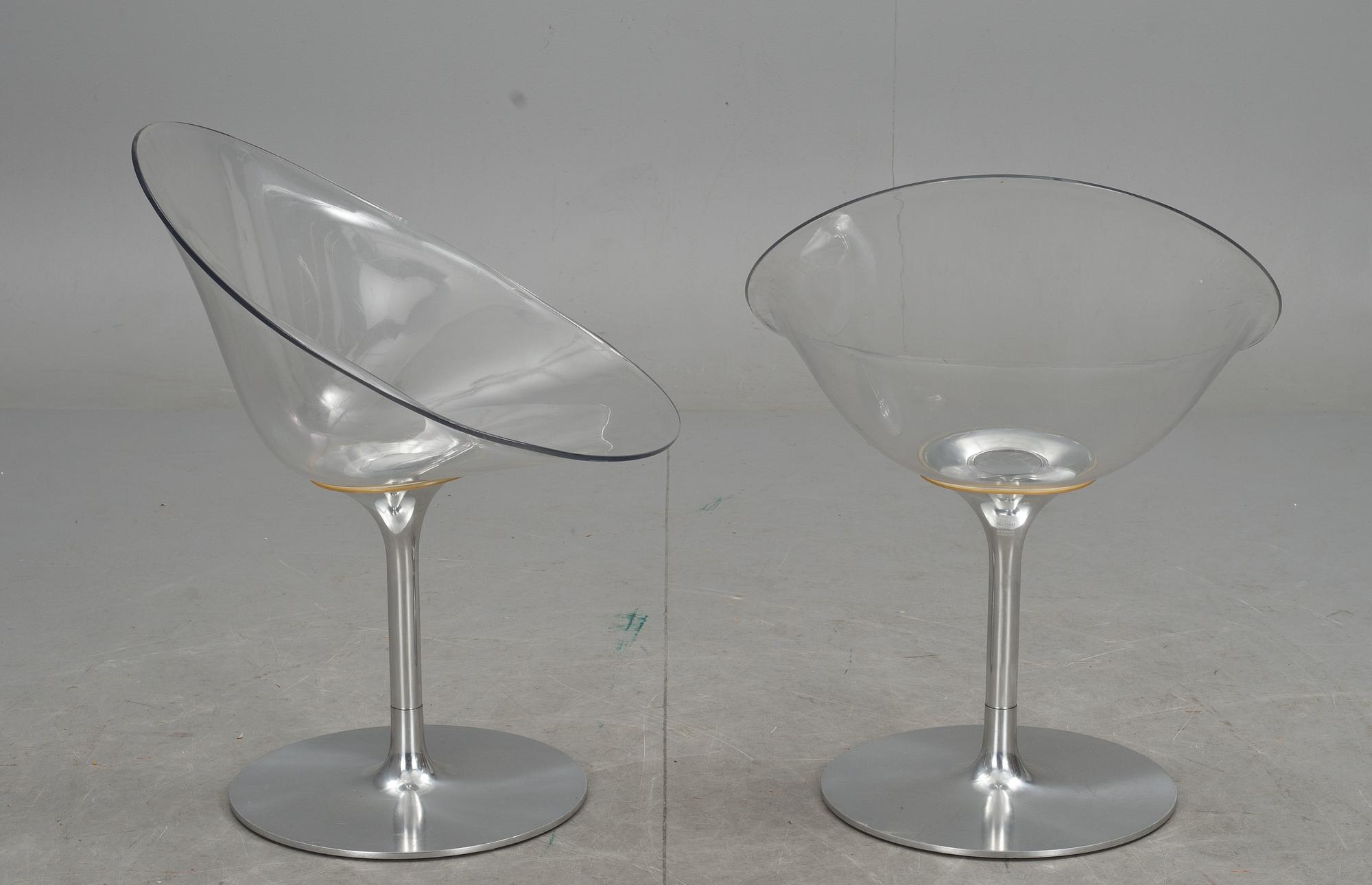 STOLAR, ett par, "Eros", Philippe Starck, Kartell.