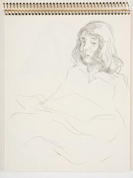 Lotte Laserstein, Sketchbook with approximately 42 drawings, of which 1 is signed.