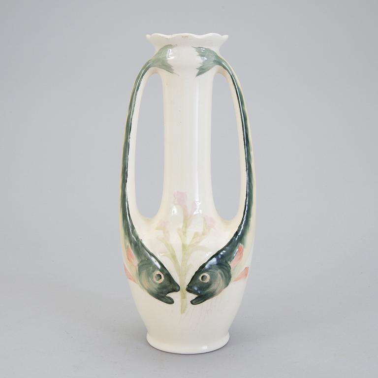 VAS, flintgods, jugend, Rörstrand, omkring 1900.