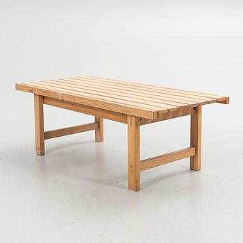 Hugo Svensson, bench, Bjärnums Möbelfabrik, second half of the 20th century.
