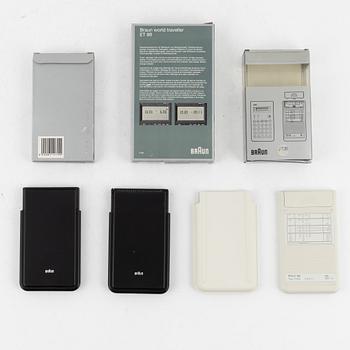 Dieter Rams & Dietrich Lubs, miniräknare, 3 st, Braun.