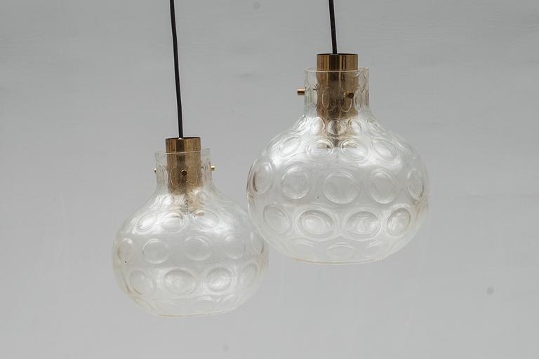 TAKLAMPOR, ett par, 1970-tal.