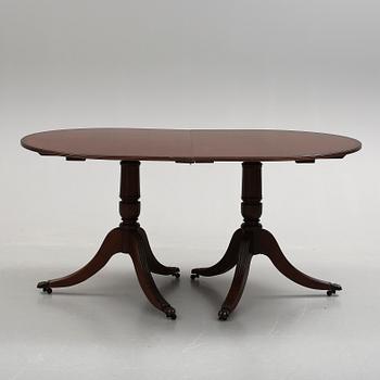 MATSALSMÖBLEMANG, engelsk-stil, 7 delar, 1900-talets mitt.