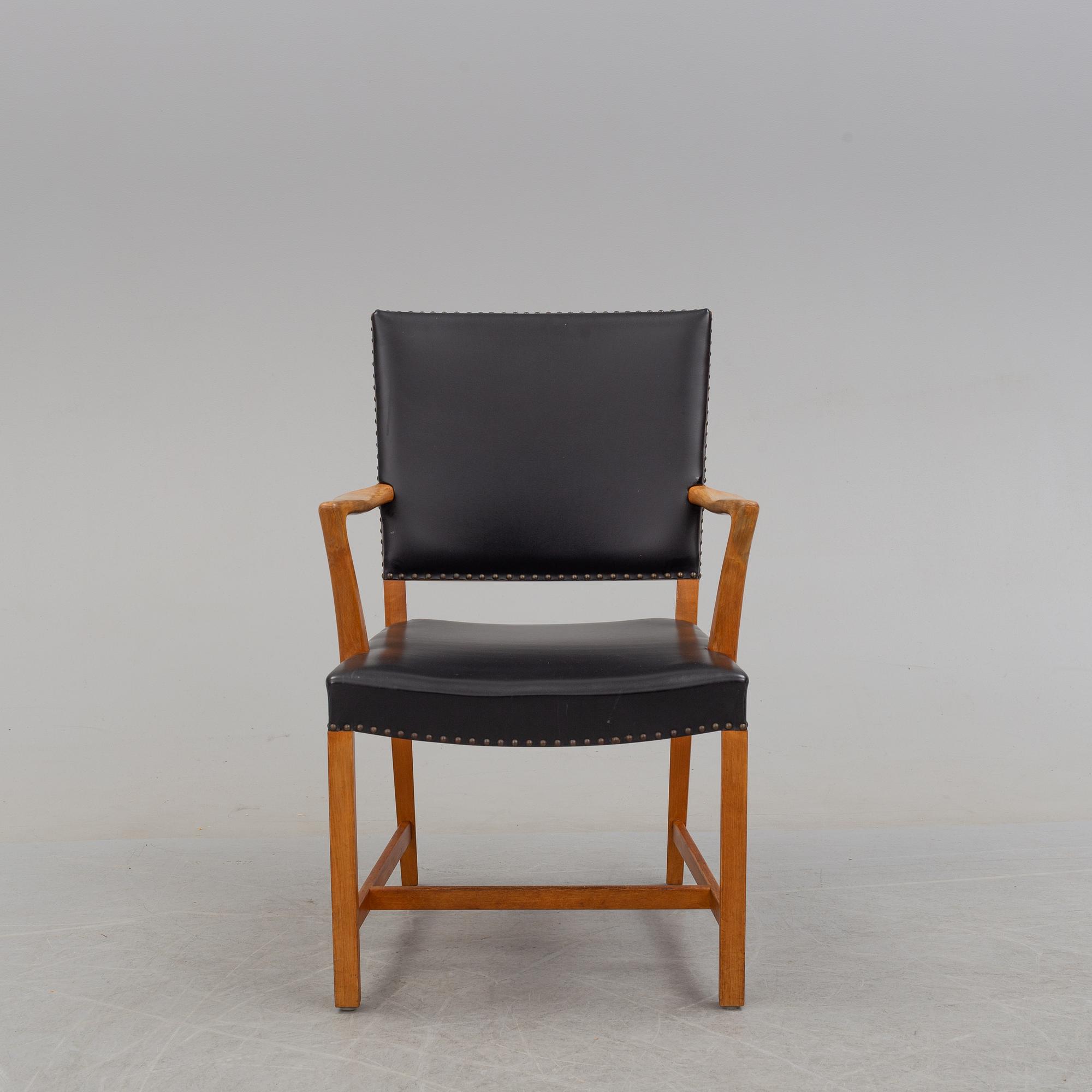 A late 20th century arm chair by Karl Erik Ekselius, JOC.