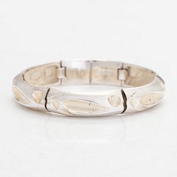 Björn Weckström, a sterling silver 'Corrente' bracelet for Lapponia 1996.