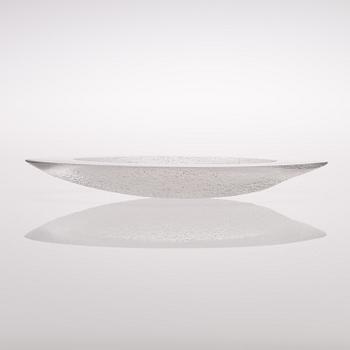 TAPIO WIRKKALA, GLASSKULPTUR. Signerad Tapio Wirkkala Iittala 3587.