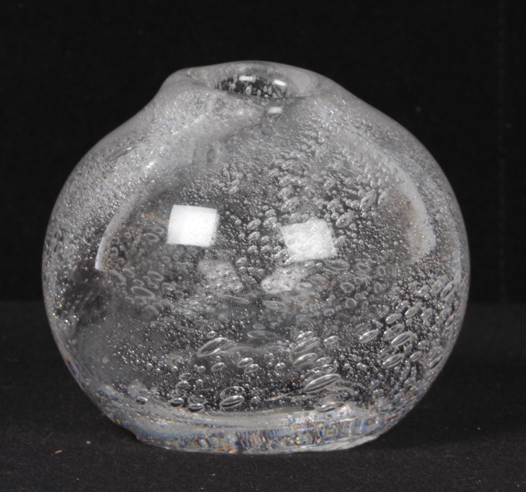 VAS, glas, Tapio Wirkkala. Iittala. Sign.