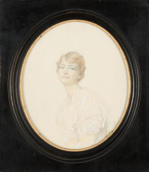 Louis Sparre, mixed media, signed and dated 1917.