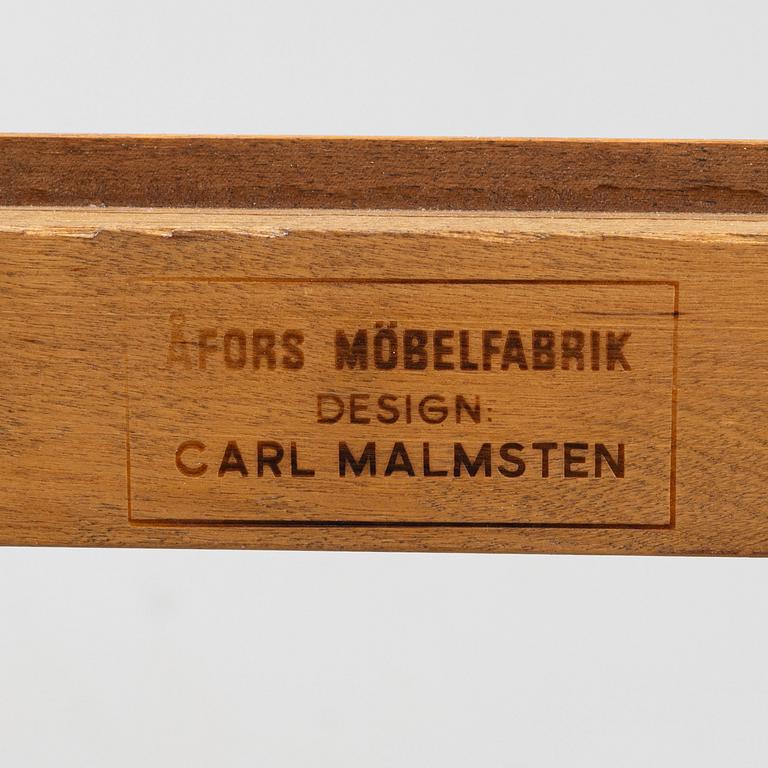 Carl Malmsten, dining set, "Ambassadör", Åfors Möbelfabrik (9 pieces).