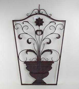 VÄGGDEKORATION, 1900/2000-tal, metall.