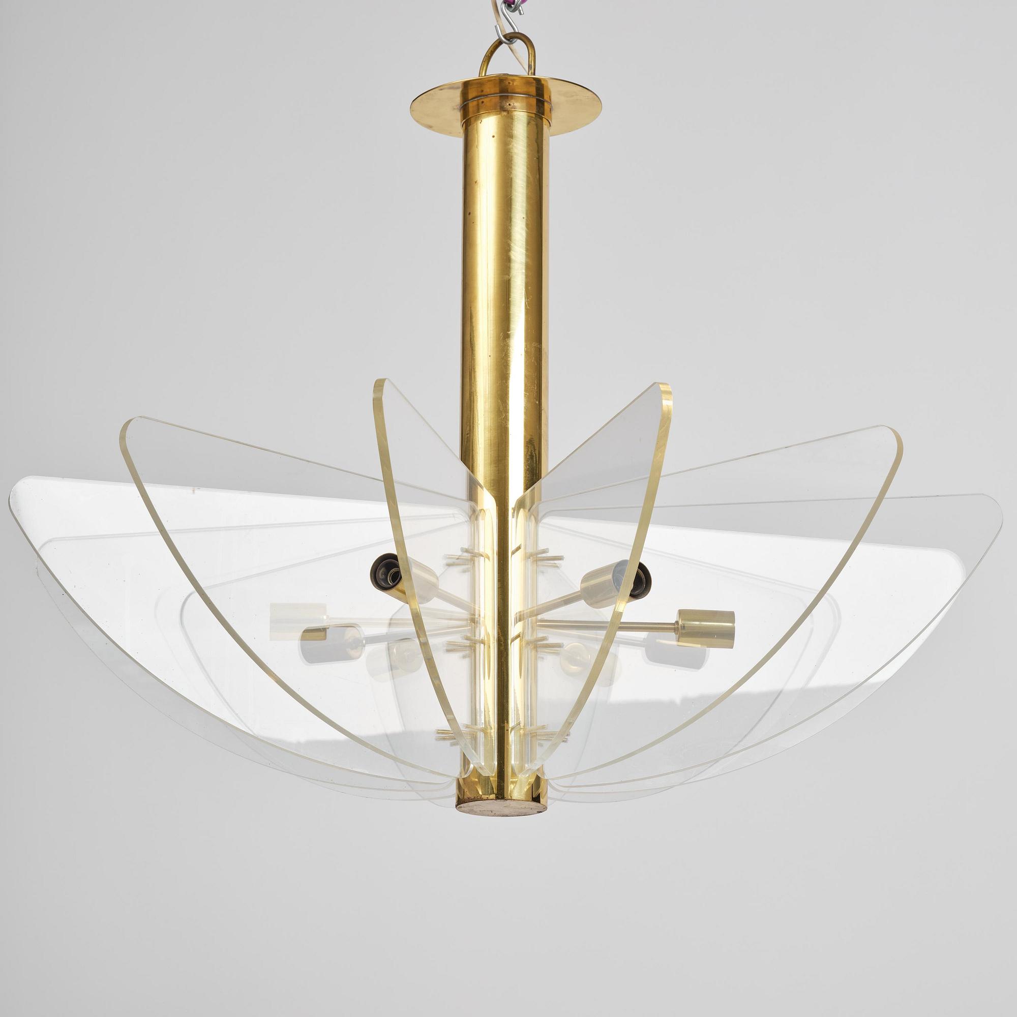 Hans-Agne Jakobsson, a rare ceiling lamp model "C 2438", Hans-Agne Jakobsson AB, Markaryd, 1970s.