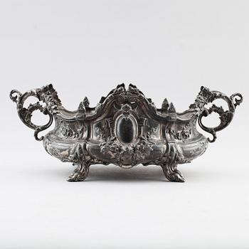 JARDINÄR, försilvrad metall, 1800-talets andra hälft.