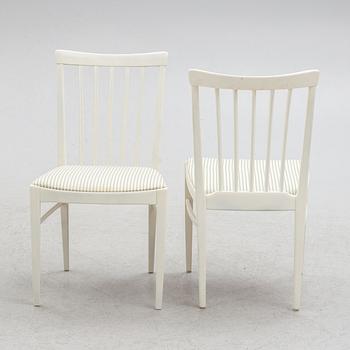 Carl Malmsten, chairs, 4 pcs, "Herrgården", Bodafors, 1961.